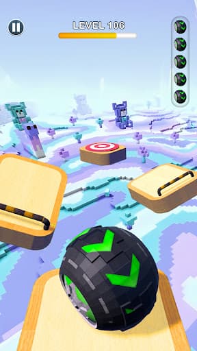 Rolling Ball Sky Escape screenshot 5 - screenshot