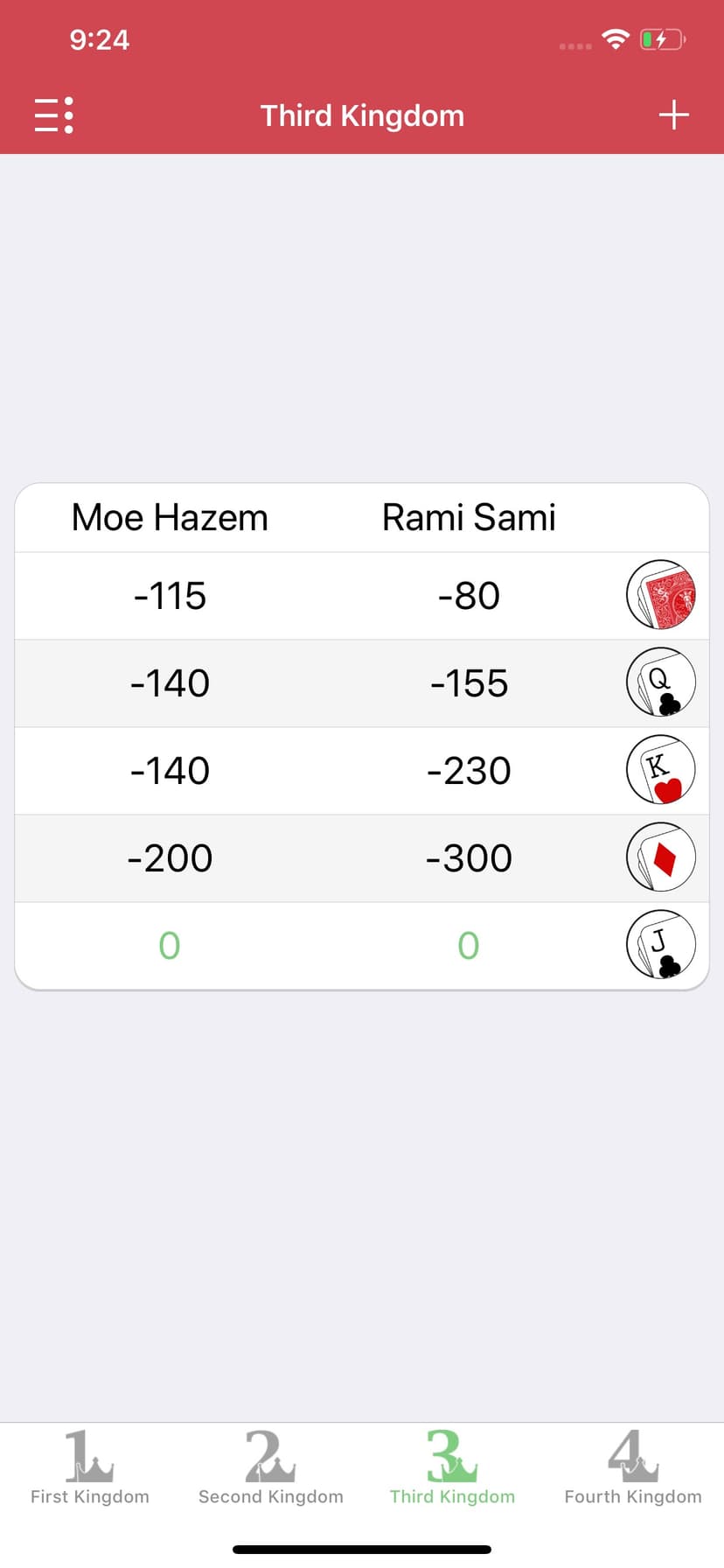 Trix & Tarneeb Scores screenshot 1 - screenshot