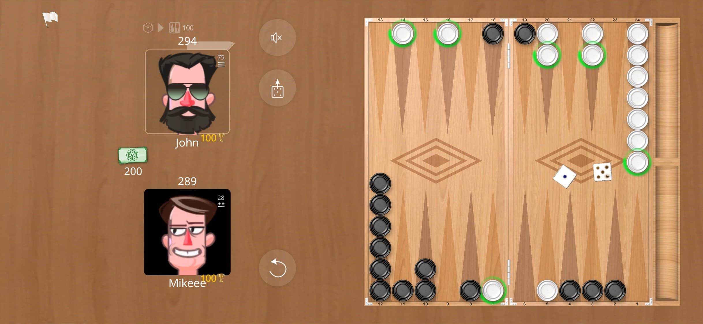 Backgammon Narde Online screenshot 3 - screenshot