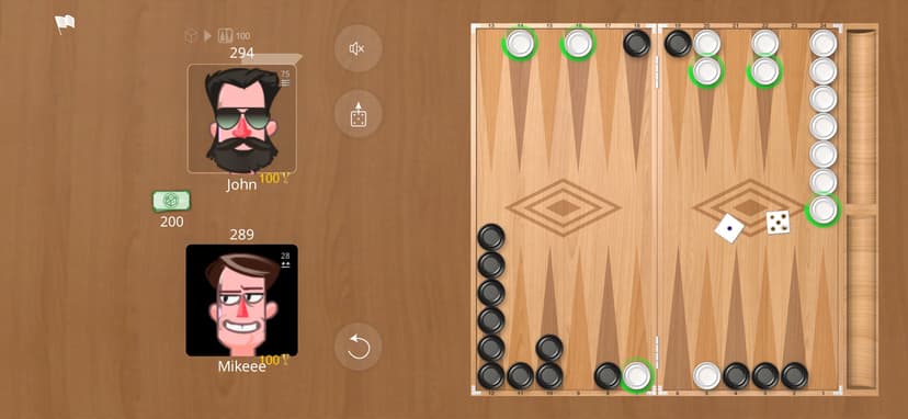 Backgammon Narde Online screenshot 3 - screenshot