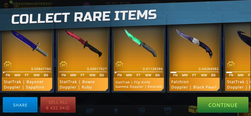 Case Chase Clicker: CSGO Skins screenshot 3 - screenshot