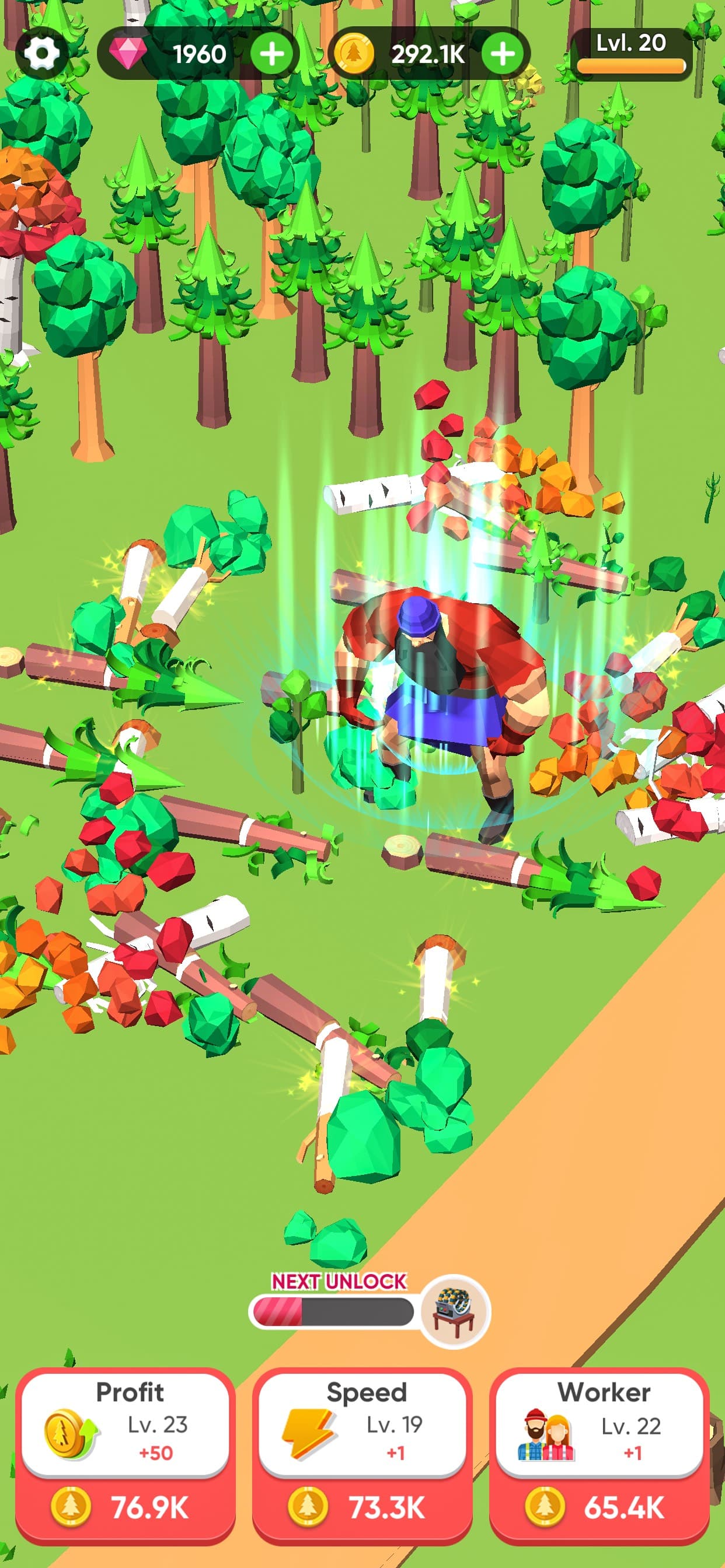 Idle Lumber Mill - Wood Game screenshot 6 - screenshot