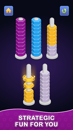 Nuts & Bolts - Color Sort Game screenshot 2 - screenshot