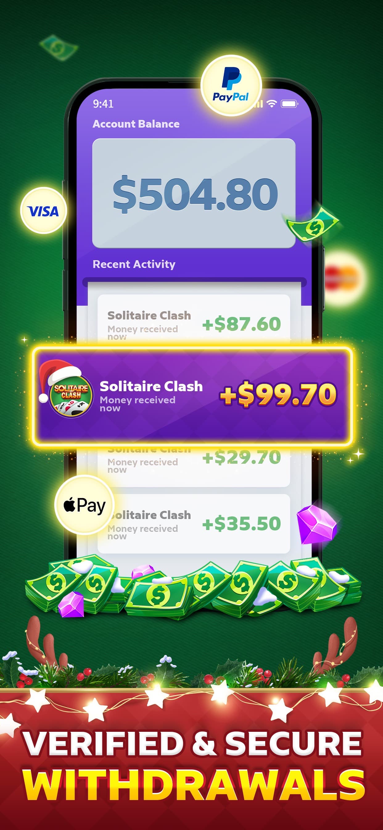 Solitaire Clash: Win Real Cash screenshot 3 - screenshot