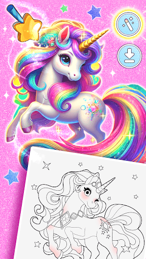 Princess Game Fantasy Coloring screenshot 19 - screenshot