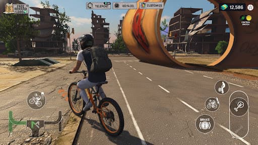 Bicycle Adventure Game: Go Up screenshot 3 - screenshot