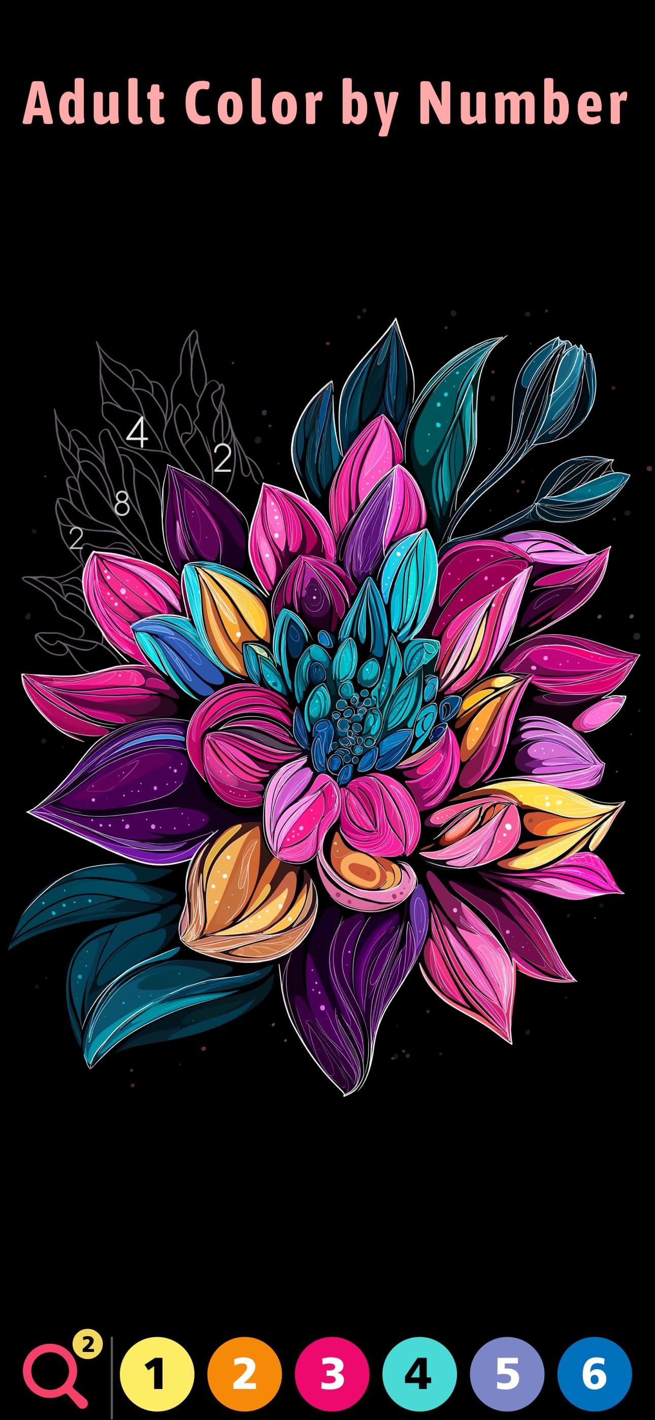 Ink: Zen Adult Color by Number screenshot 1 - screenshot