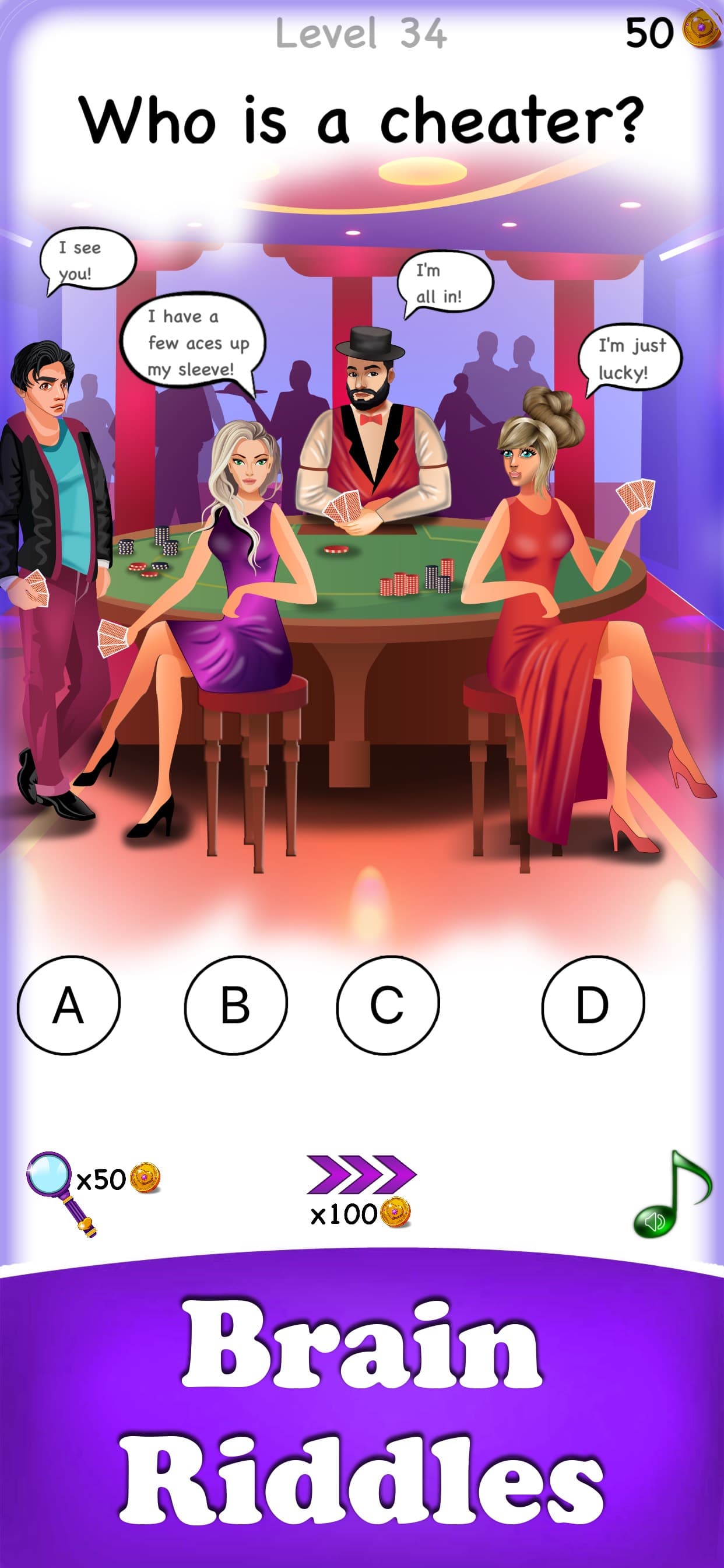 Who is Lying? Brain Riddles screenshot 1 - screenshot