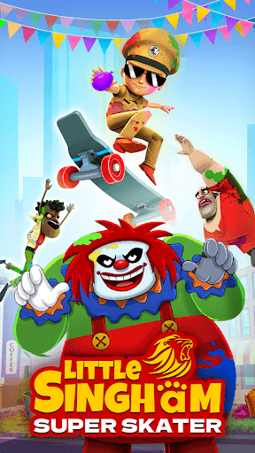 Little Singham Super Skater screenshot 1 - screenshot