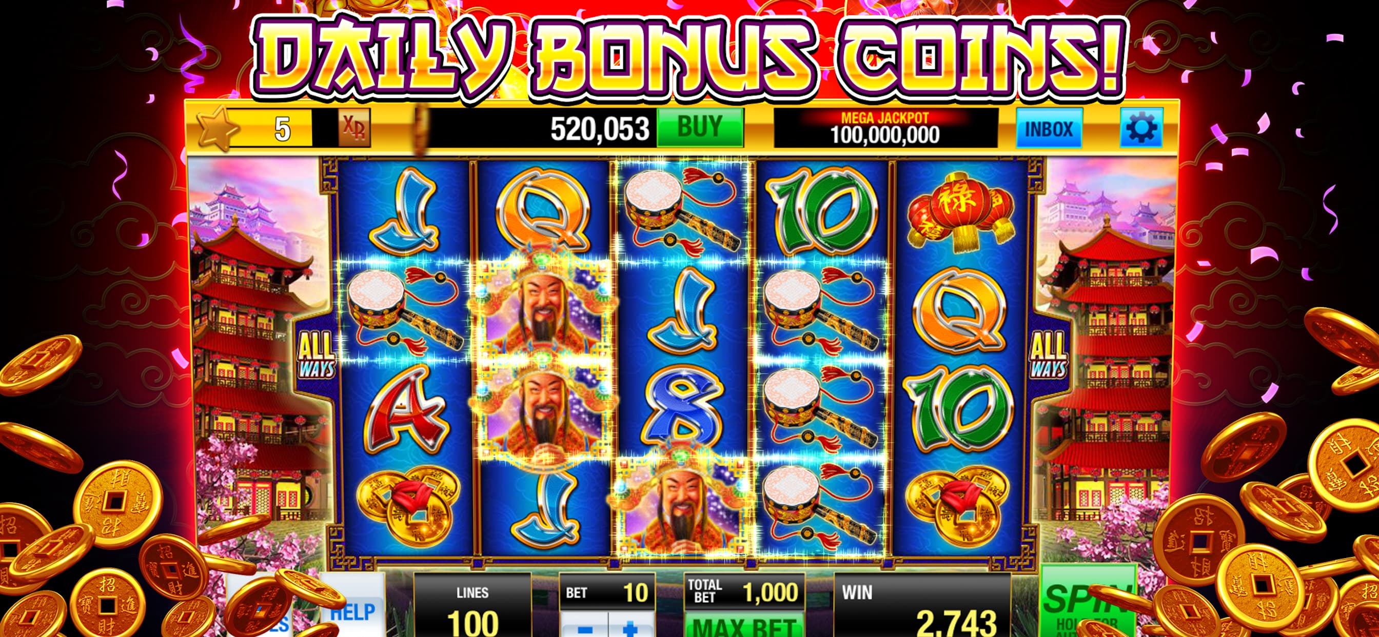 Golden Spin - Slots Casino screenshot 1 - screenshot