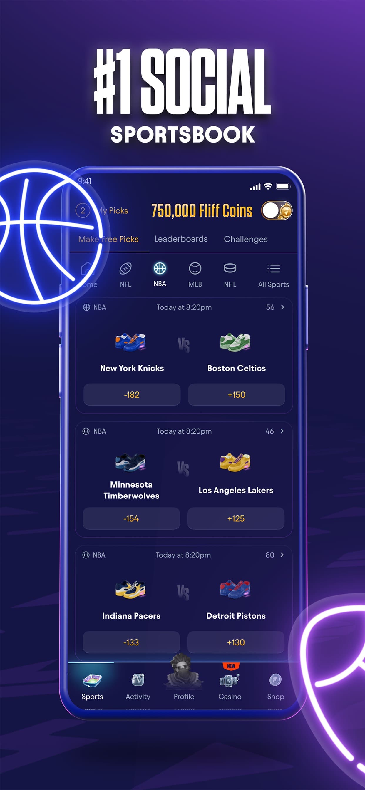Fliff - Social Sports Picks screenshot 1 - screenshot