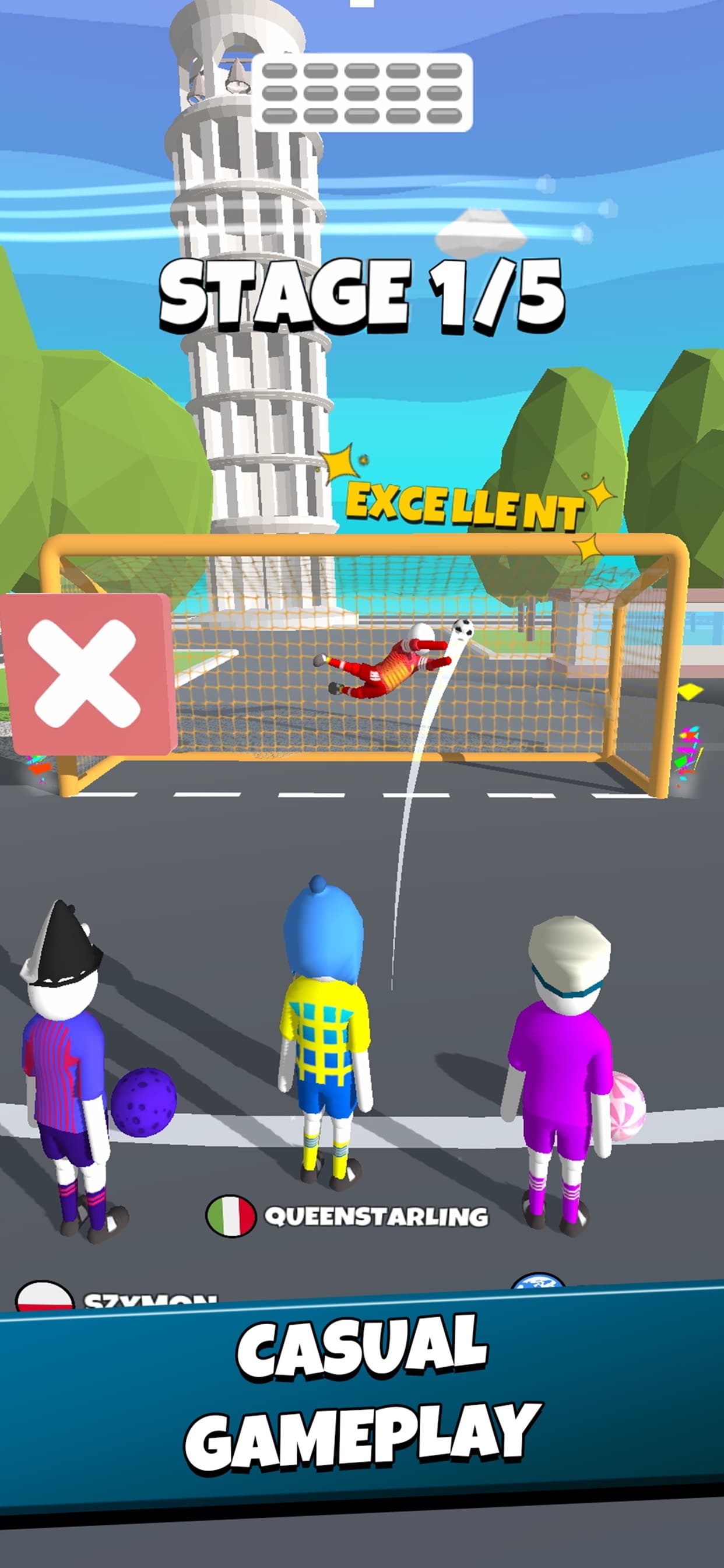 Goal Party - Soccer Freekick screenshot 7 - screenshot