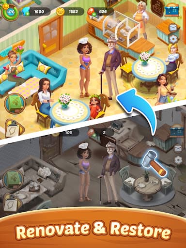 Seaside Escape®: Merge & Story screenshot 12 - screenshot