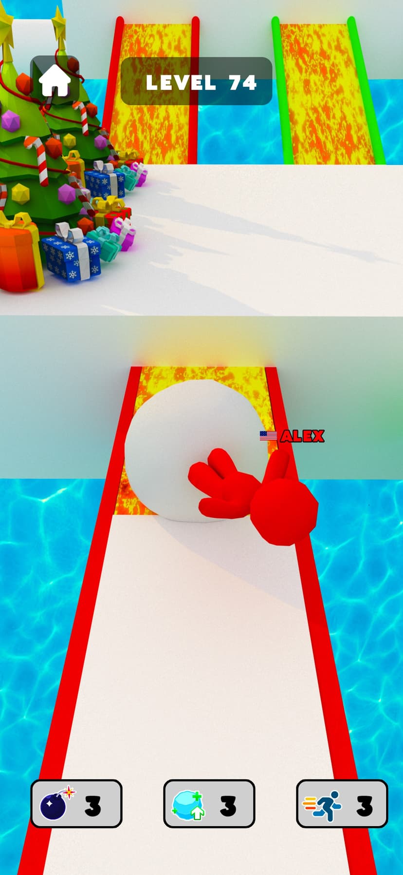 Snow Race 3D™: Fun Xmas Racing screenshot 7 - screenshot