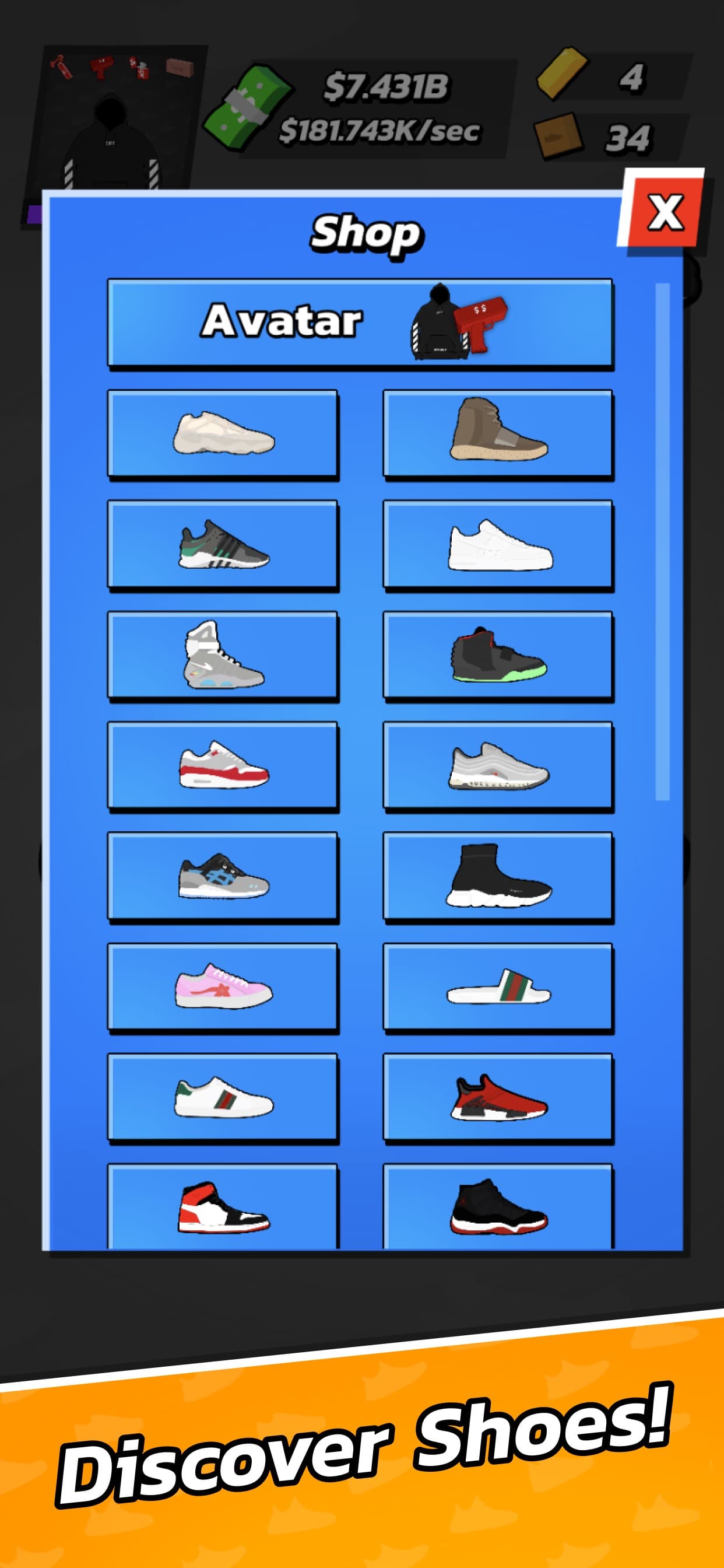 Sneaker Clicker 2 screenshot 2 - screenshot
