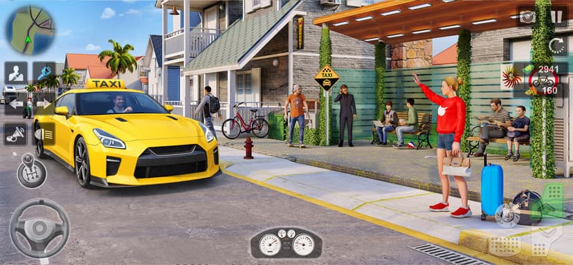 Radio Taxi Driving Game 2021 screenshot 4 - screenshot