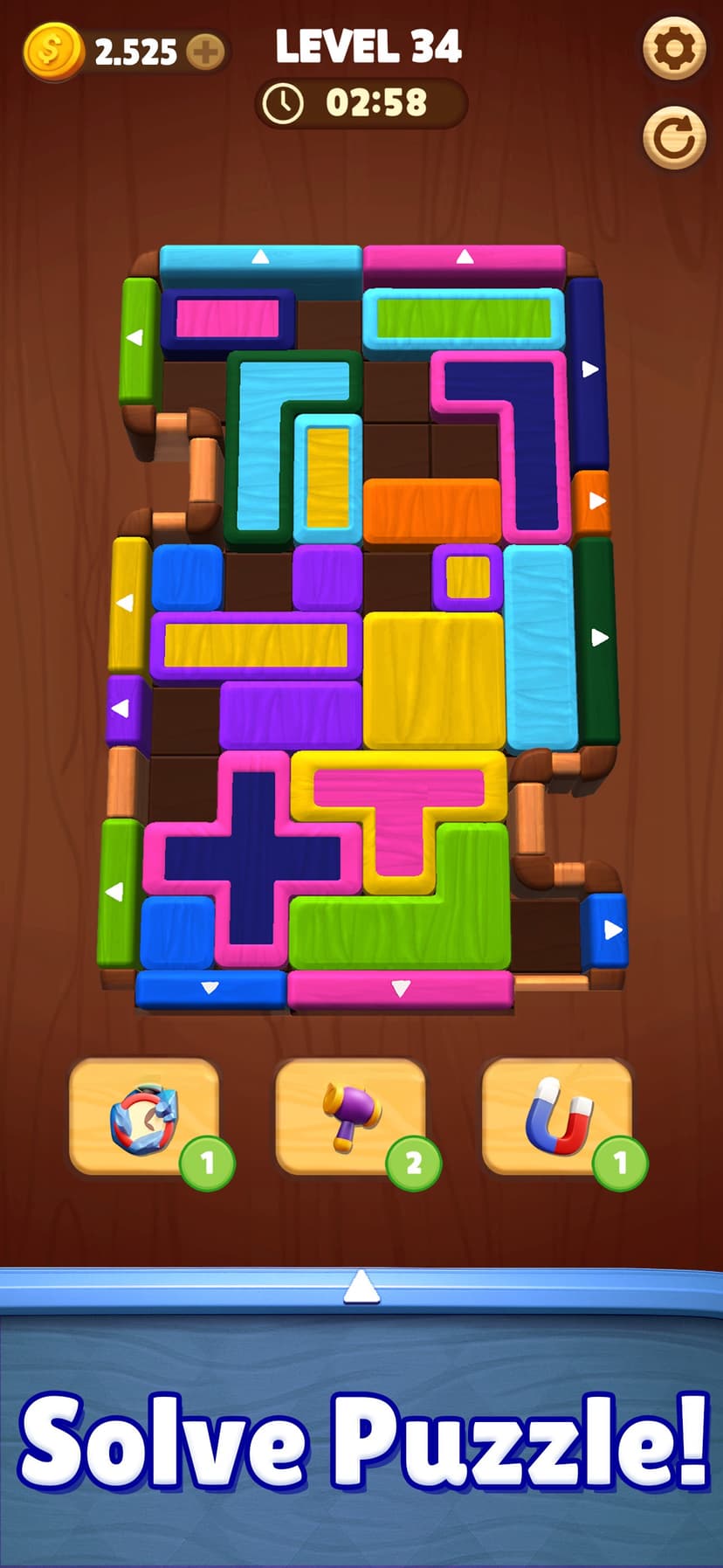 Wood Block: Color Jam screenshot 3 - screenshot