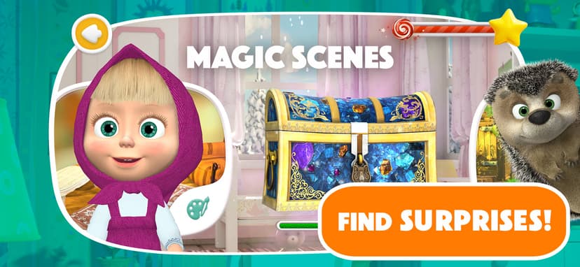 Masha and the Bear: Painting screenshot 7 - screenshot