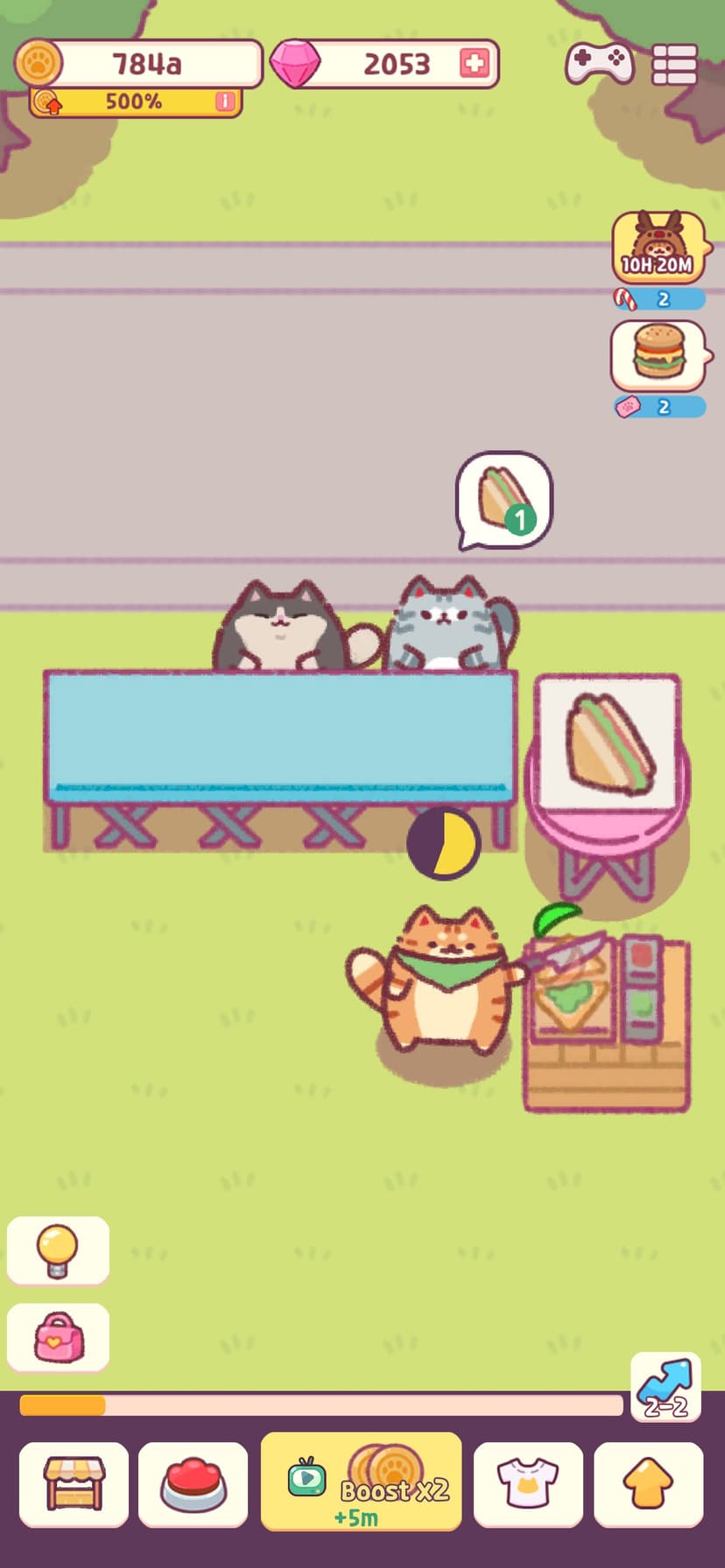 Cat Snack Bar: Food Games screenshot 2 - screenshot