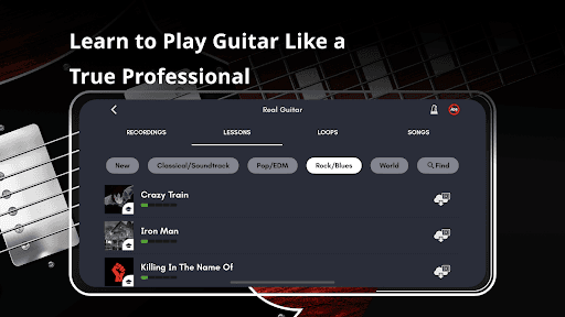Real Guitar: acoustic electric screenshot 15 - screenshot