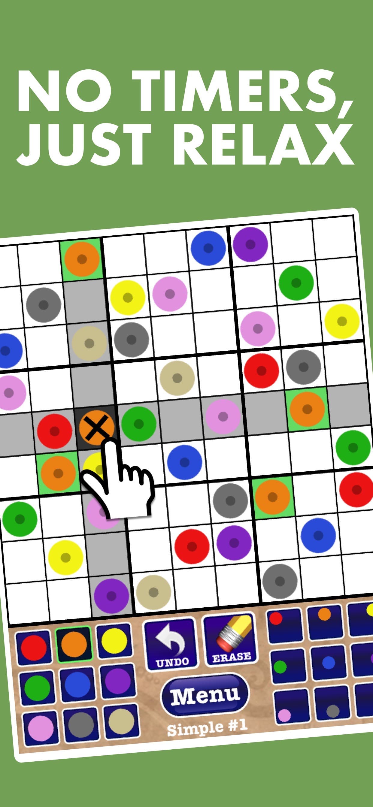 Color Sudoku Puzzles! screenshot 2 - screenshot