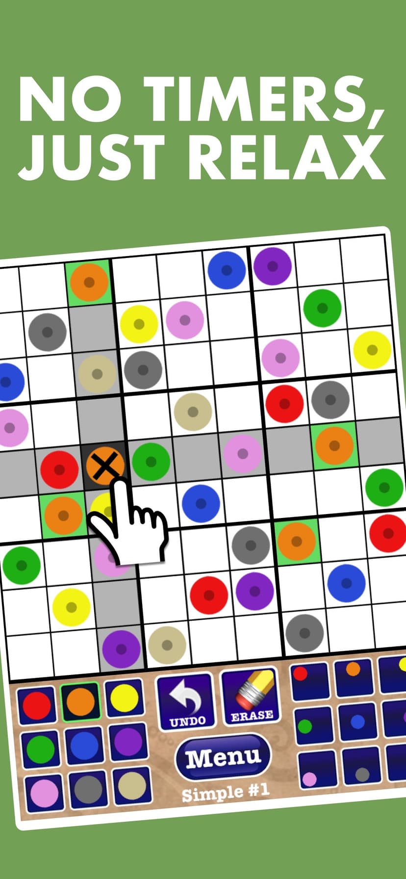 Color Sudoku Puzzles! screenshot 2 - screenshot