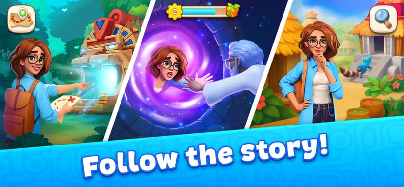 Cradle of Maya・Matching Puzzle screenshot 1 - screenshot