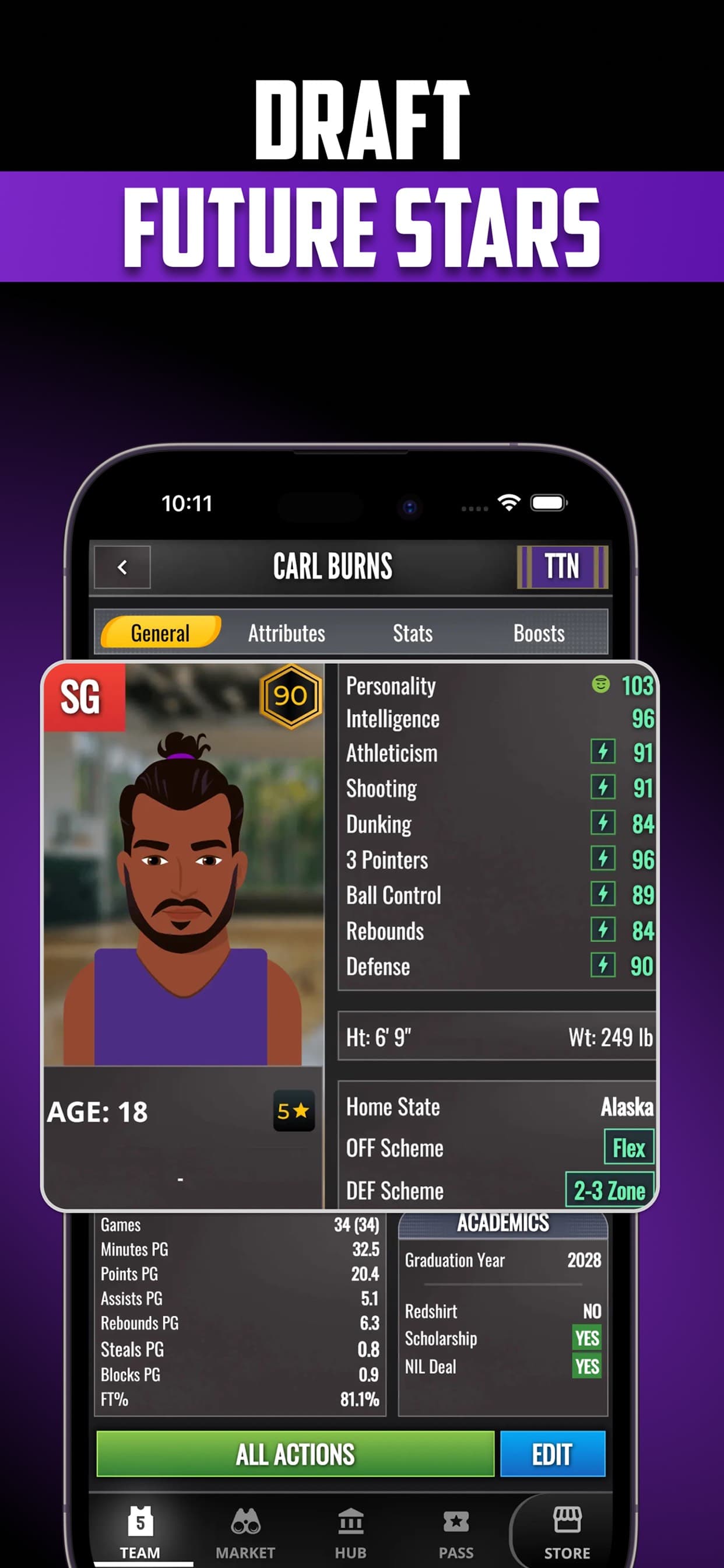 ULT College Basketball Coach screenshot 2 - screenshot