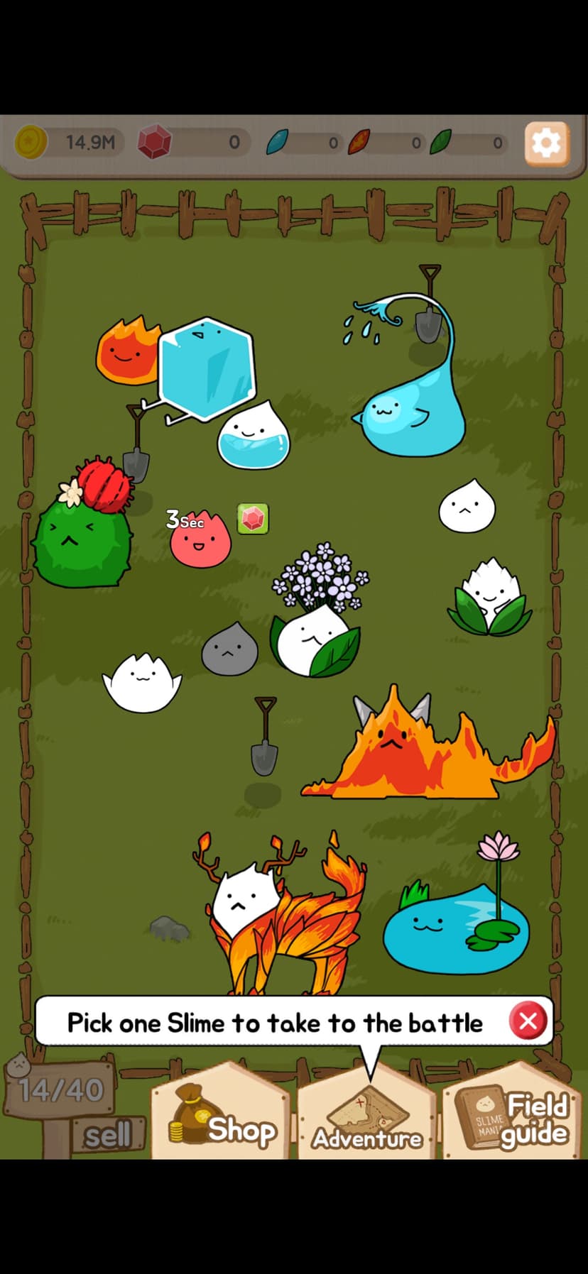 Slime Evolution : Raise Slimes screenshot 3 - screenshot