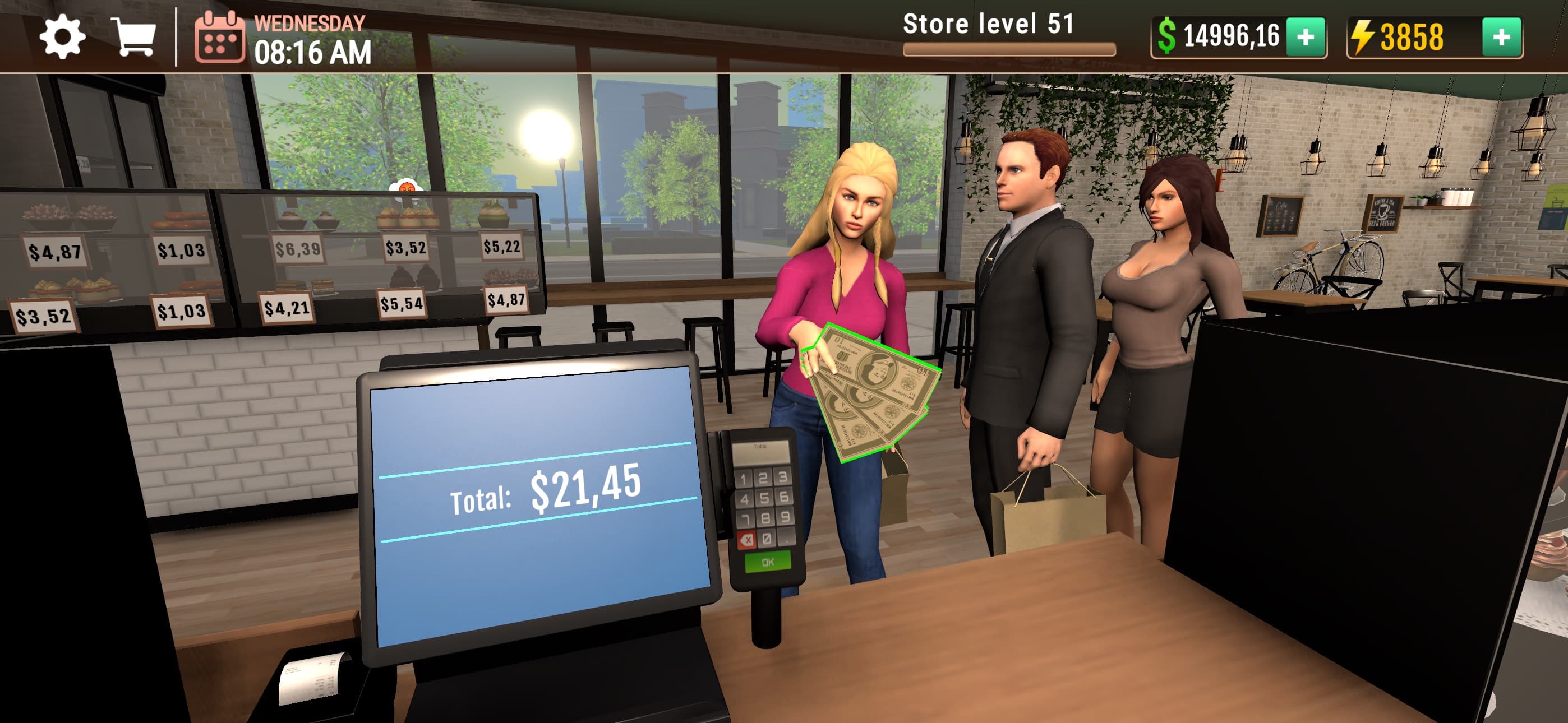Coffee Shop Simulator 3D Cafe screenshot 3 - screenshot