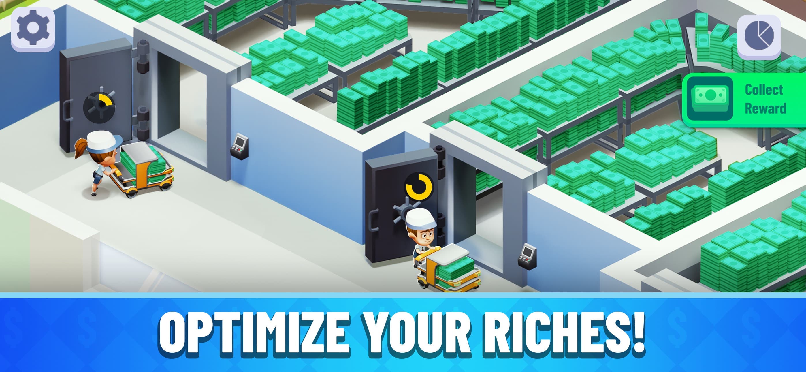 Idle Bank Tycoon: Money Game screenshot 1 - screenshot