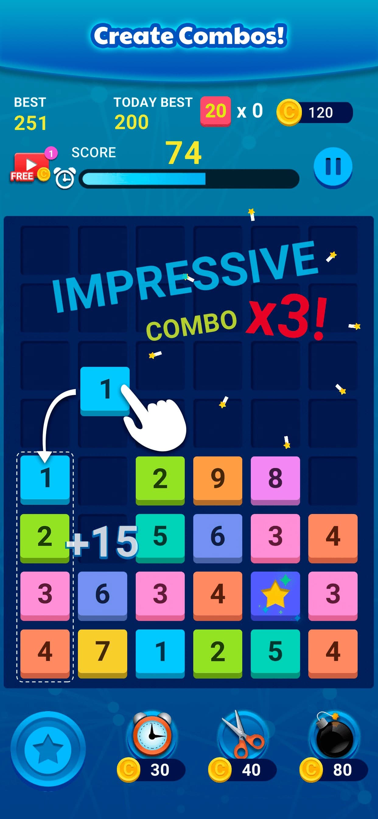 Merge Blocks: Puzzle Game Fun screenshot 3 - screenshot