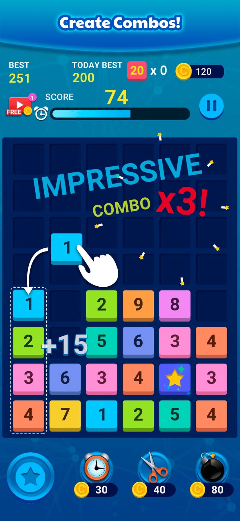 Merge Blocks: Puzzle Game Fun screenshot 3 - screenshot