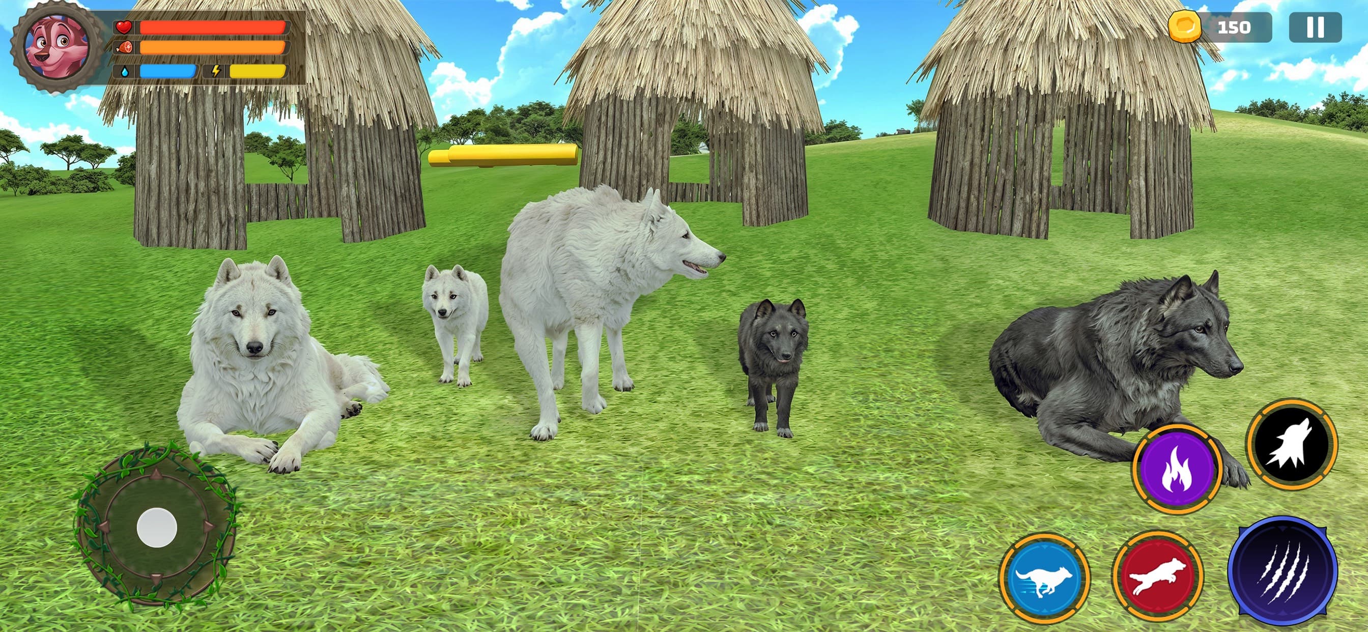 Jungle Wolf Simulator screenshot 2 - screenshot