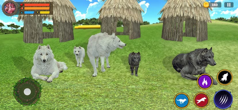 Jungle Wolf Simulator screenshot 2 - screenshot