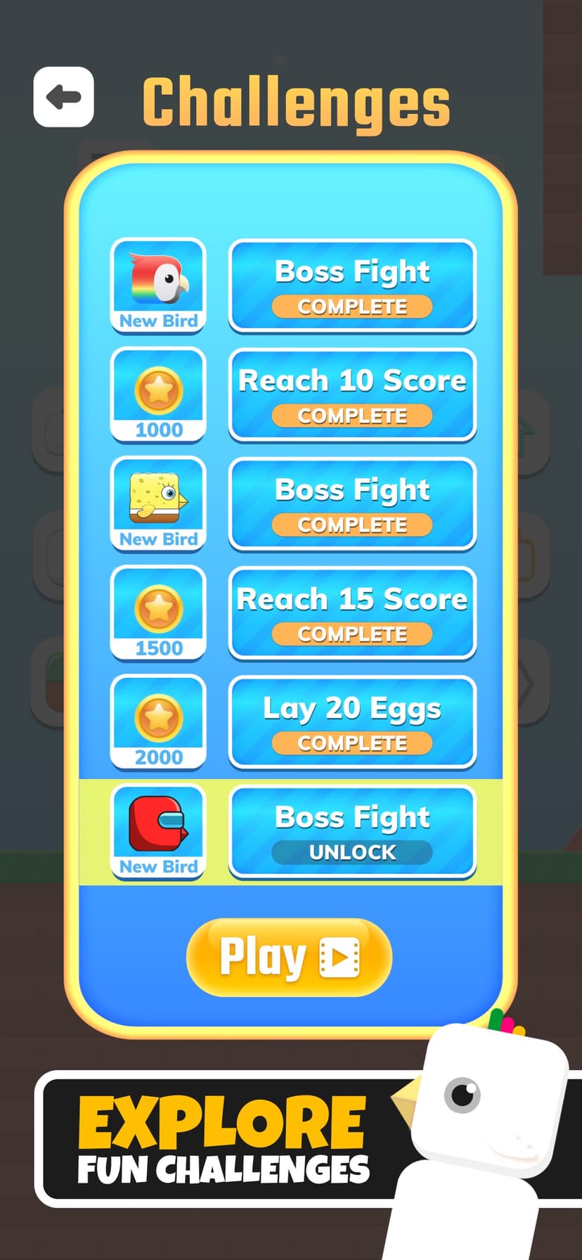 Square Bird - Flappy Chicken screenshot 5 - screenshot