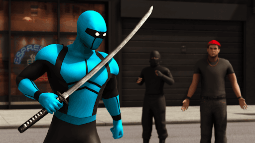 Blue Ninja : Superhero Game screenshot 9 - screenshot