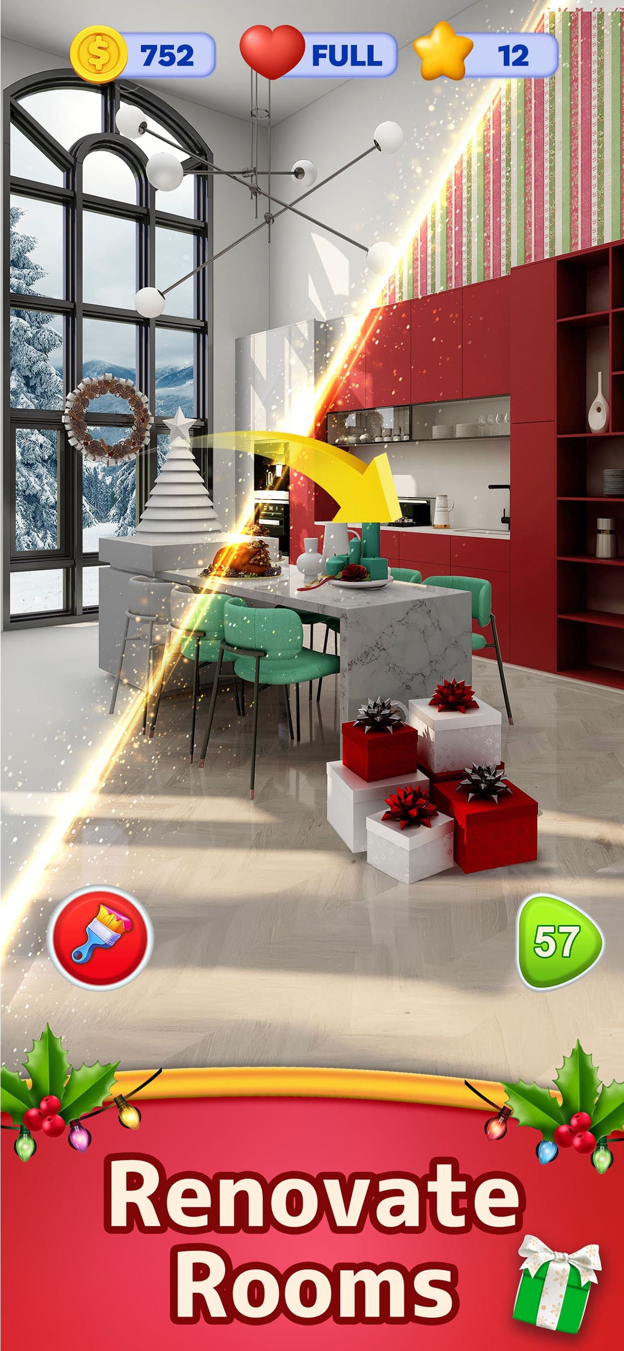 Christmas Home Design Game screenshot 2 - screenshot