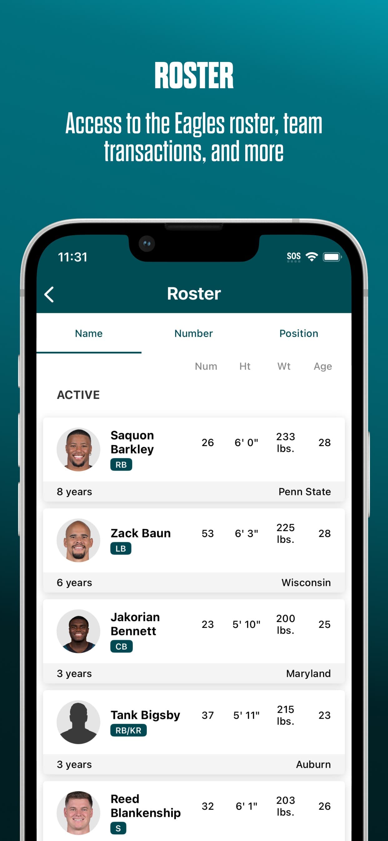 Philadelphia Eagles screenshot 4 - screenshot