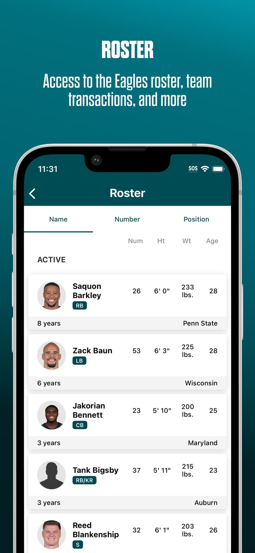 Philadelphia Eagles screenshot 4 - screenshot