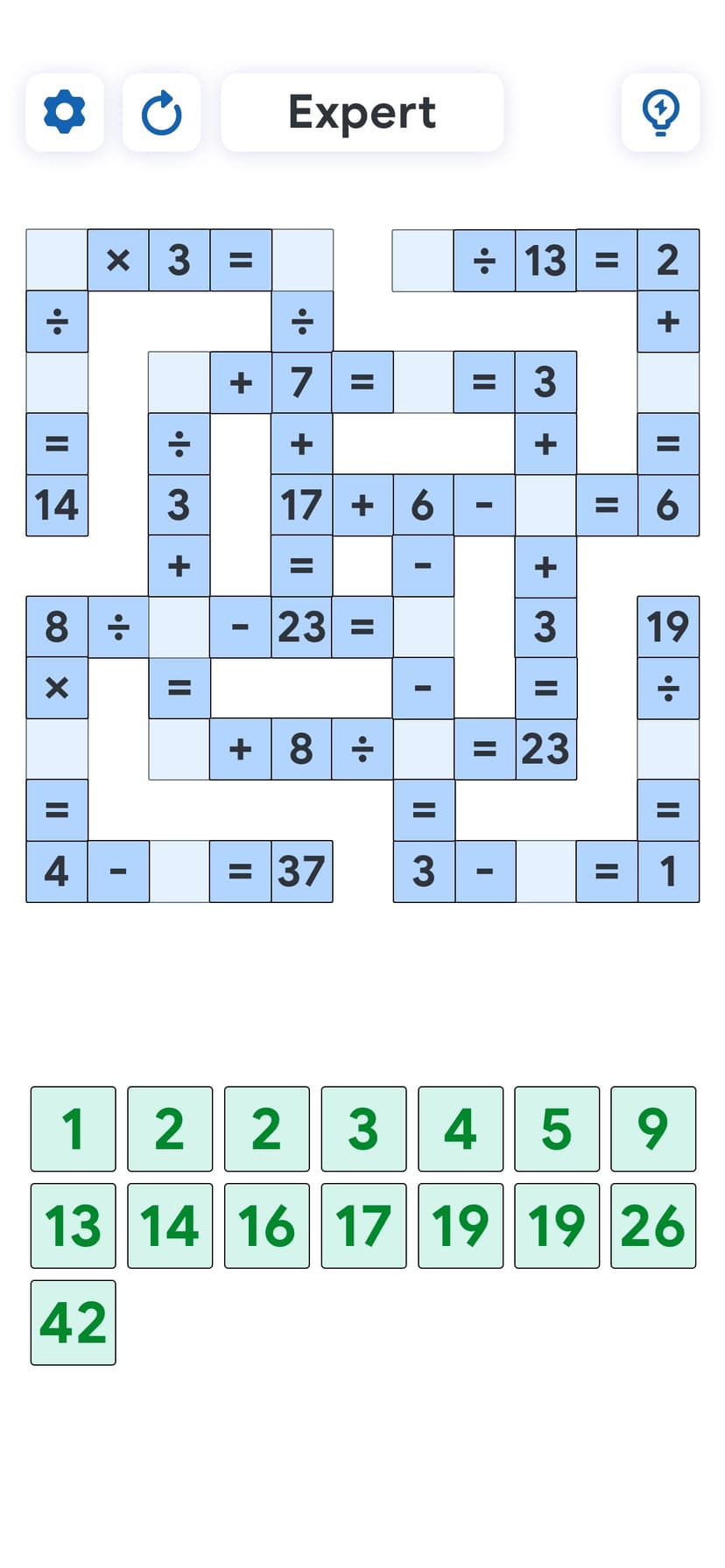 Crossmath Games - Math Puzzle screenshot 4 - screenshot