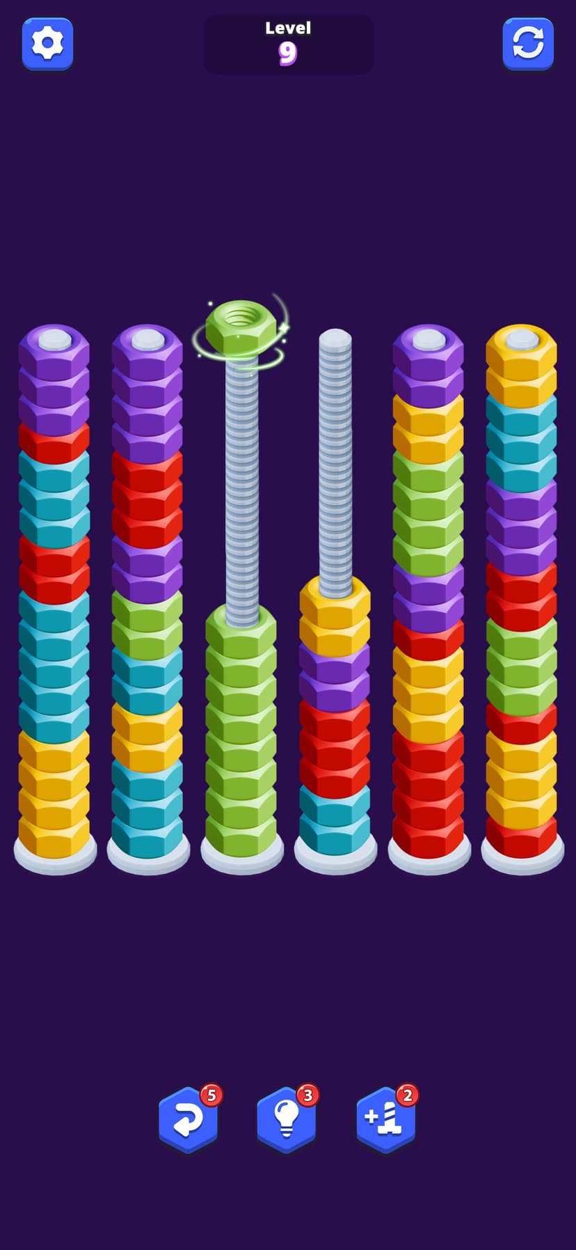 Nuts Sort Master™: Bolts Sort screenshot 2 - screenshot