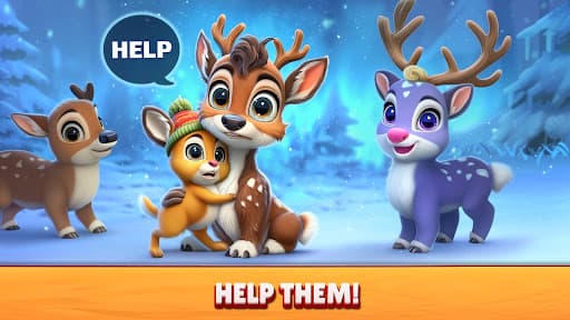 Christmas Solitaire TriPeaks screenshot 1 - screenshot