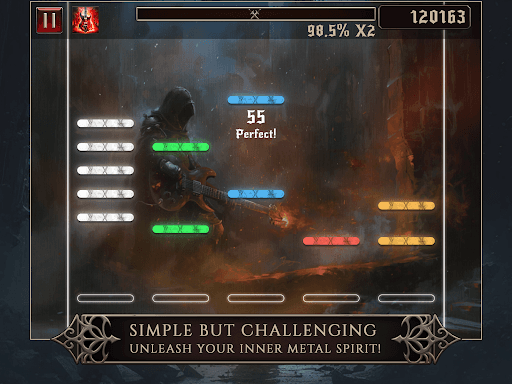 Rhythmetallic: Rock Guitar Tap screenshot 7 - screenshot