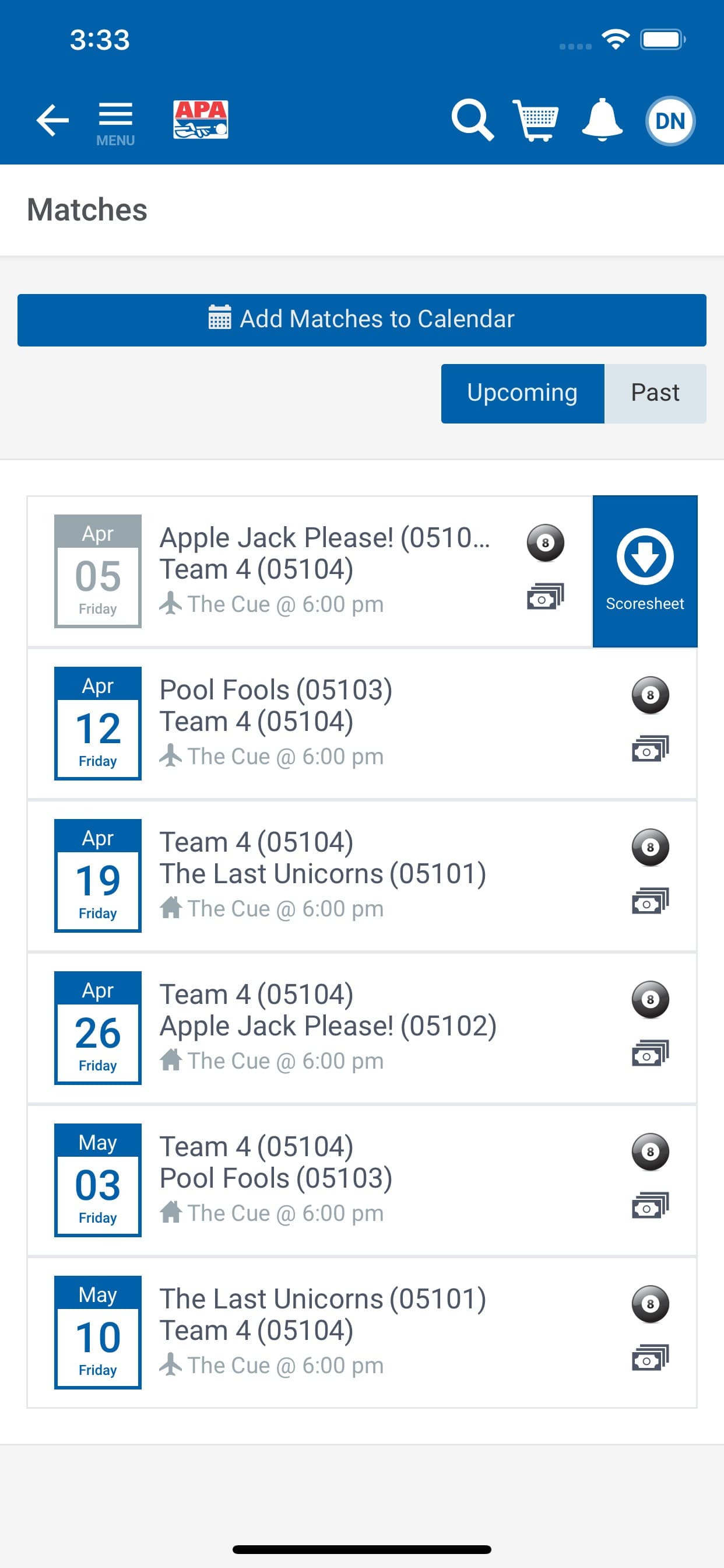 APA Pool League screenshot 3 - screenshot