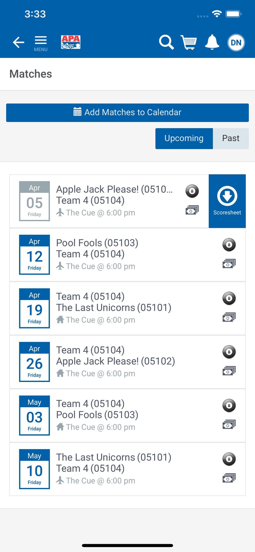 APA Pool League screenshot 3 - screenshot