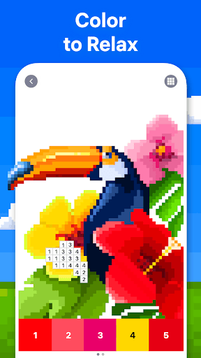 Pixel Art - Color by Number screenshot 1 - screenshot