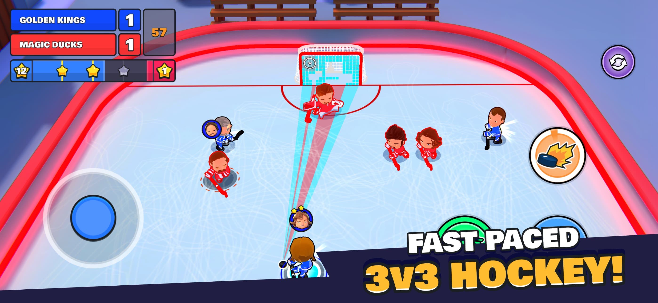 Pocket Hockey Stars screenshot 1 - screenshot