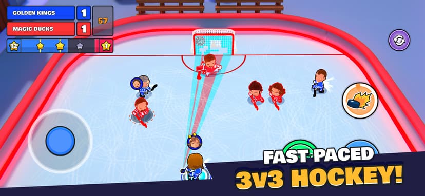 Pocket Hockey Stars screenshot 1 - screenshot