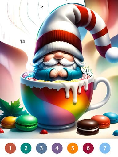 Fairytale Color by number game screenshot 8 - screenshot